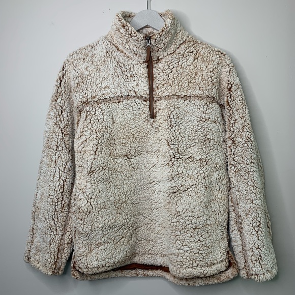 elodie sherpa pullover